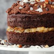 VEGAN GERMAN CHOCOLATE CAKE