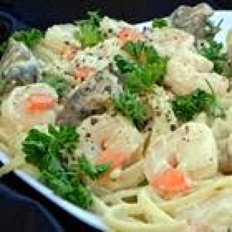 Shrimp Fettucino Alfredo