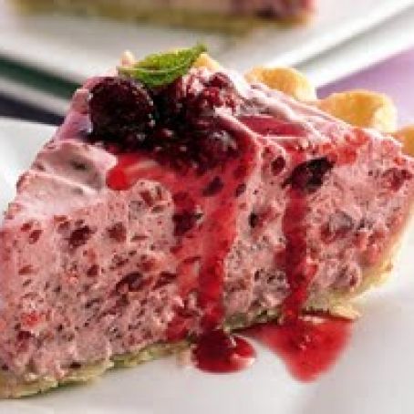 Raspberry Mousse Pie