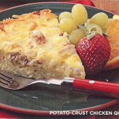 Potato-Crust Chicken Quiche