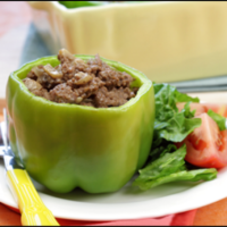Philly Cheese Stuffed Peppers
