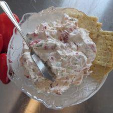 Roasted Red Pepper and Smoked Salmon Spread Recipe