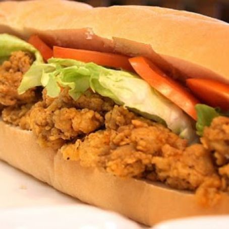 Oyster Po' Boy Sandwich (Guy Fieri)