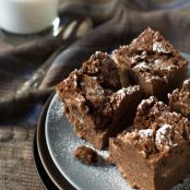 dessert - Slow Cooker Chocolate Bread Pudding with Cranberries