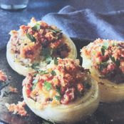 Sausage and Cheddar Stuffed Onions