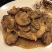 Smothered Chicken with Mushroom Gravy
