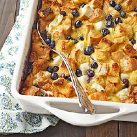 Blueberry Surprise French Toast Casserole