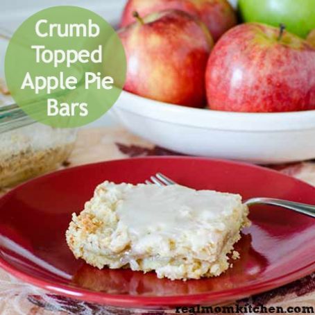 Crumb Topped Apple Pie Bars