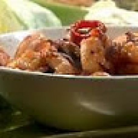 Hot 'N Sweet Shrimp Lettuce Wraps