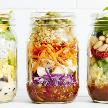 Mason Jar Pasta Salad