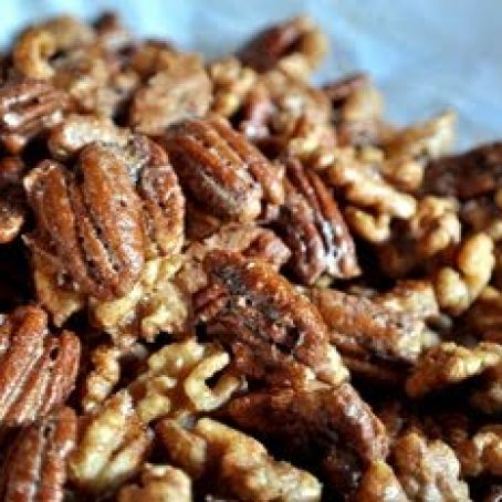 Sweet and Spicy Candied Pecans