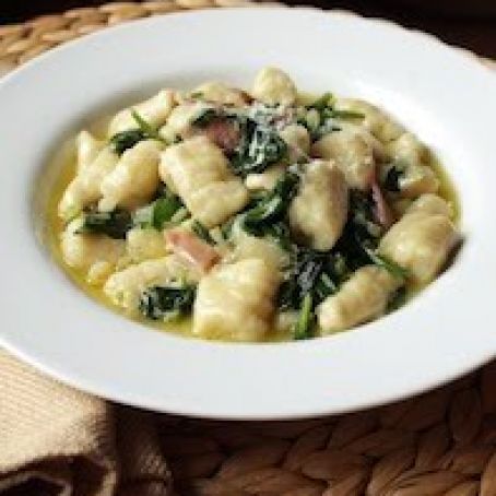 POTATO GNOCCHI w/RAMPS