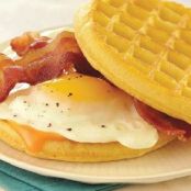 Eggo Bacon Egg and Cheese Sandwich