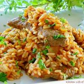 Zesty Beef & Rice Skillet