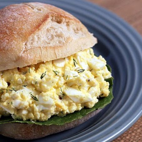 Egg Salad With Yogurt and Dill