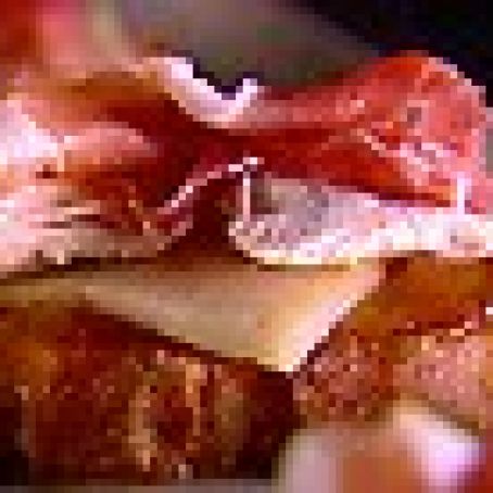 Apricot and Chicken Bruschetta