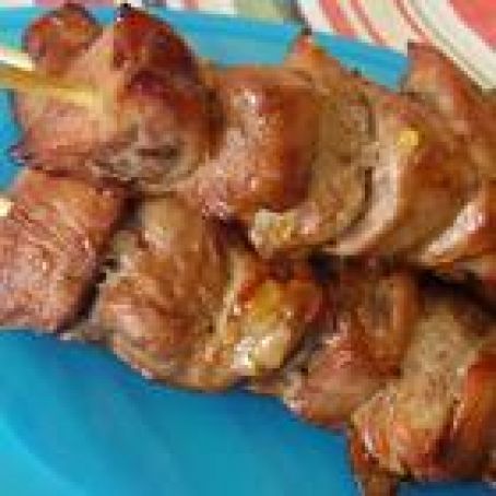 Fiery Pork Skewers