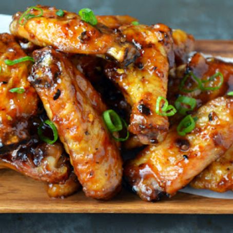 Crispy Baked Asian Chicken Wings