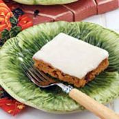 Frosted Pumpkin Cranberry Bars