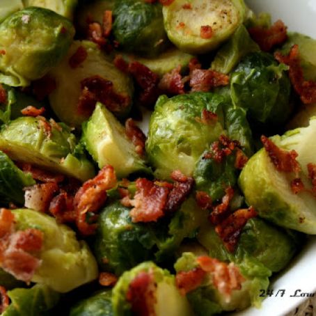 Low Carb Bacon Brown Sugah Brussels