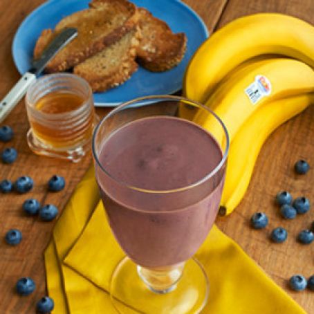 Banana & Blue Breakfast Smoothie