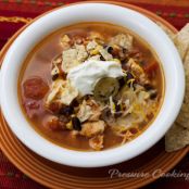 Pressure Cooker Tortilla Soup