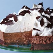 No-Bake Chocolate Mousse Pie