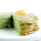 DESSERT - Green Tea Crêpe Cake
