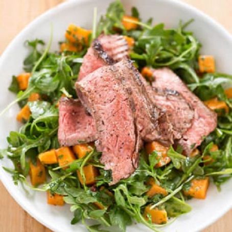 Steak with Sweet Potato Salad