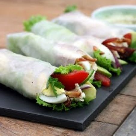 Cobb Salad Summer Rolls