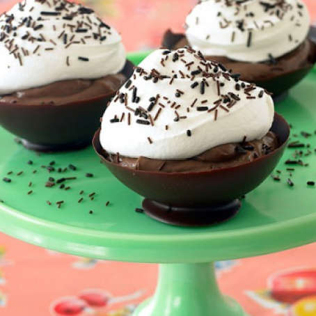 Wicked Good Chocolate Peanut Butter Pudding Cups