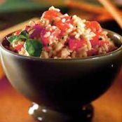 Fresh Basil and Tomato Risotto