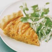 Andouille-and-Sweet Potato Pie with Tangy Apple Salad