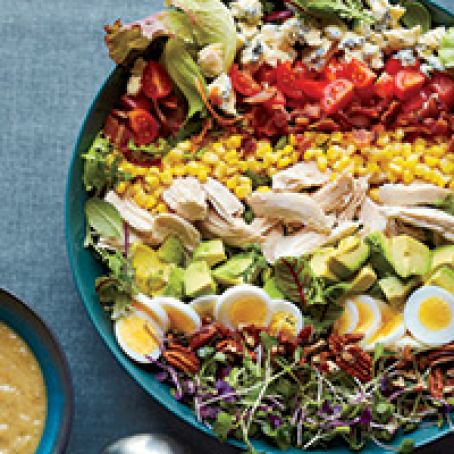 Southern Cobb Salad with Roasted Sweet Onion Dressing