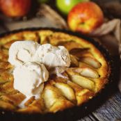 Apple and Browned Butter Custard Tart