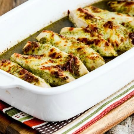 Stuffed Pesto Chicken