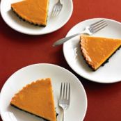Chocolate-Pumpkin Tart