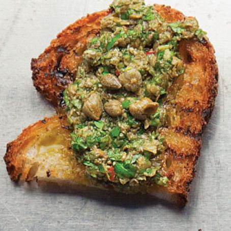 Pesto di Prezzemolo (Parsley Pesto with Anchovies)