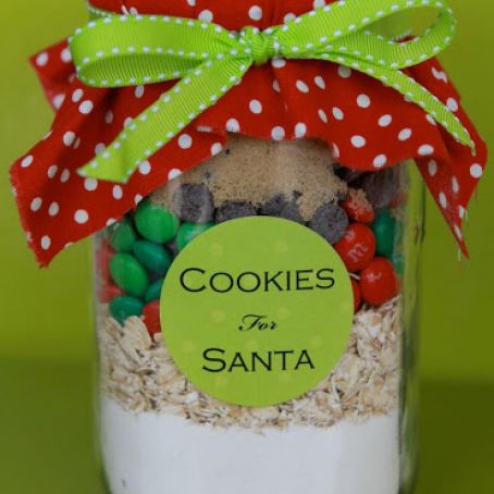 Cookies for Santa Mix In A Jar