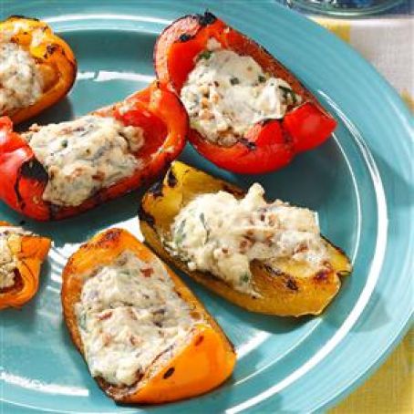 Blue Cheese & Bacon Stuffed Peppers Recipe