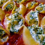 Artichoke and Spinach Stuffed Shells