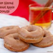 Cider Glazed Caramel Apple Donuts
