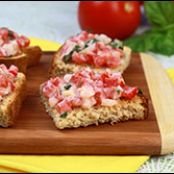Easy Creamy Bruschetta