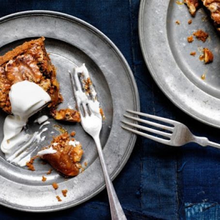 Malted Walnut Pie