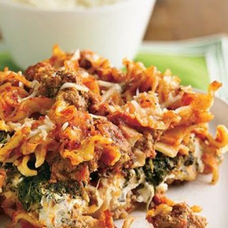 Layered Beef Noodle Bake