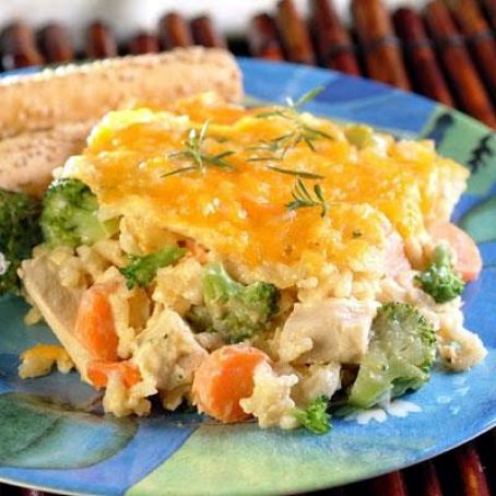 Creamy Chicken & Rice Bake