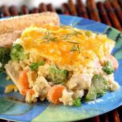 Creamy Chicken & Rice Bake