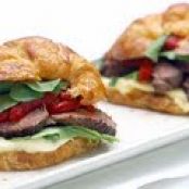 Parisian Steak and Cheese Croissant Sandwiches