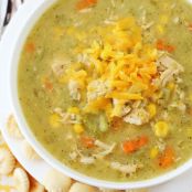 Cheddar Broccoli Chicken Soup