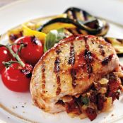 Grilled Bacon-Stuffed Pork Chops